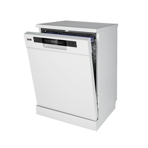 ماشین ظرفشویی سام مدل DW-186W سفید