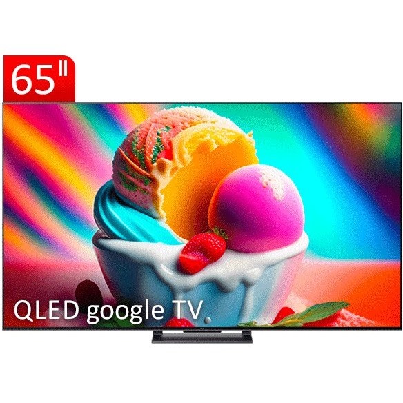 1 تلویزیون QLED UHD 4K هوشمند google TV تی سی ال مدل C745 سایز 65 اینچ - تصویر 1