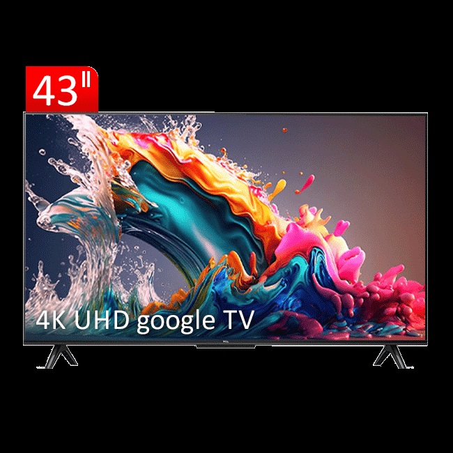 1 تلویزیون UHD 4K هوشمند google TV تی سی ال مدل P635 سایز 43 اینچ - تصویر 1