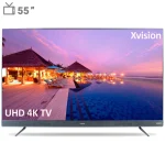 تلویزیون UHD 4K هوشمند ایکس‌ویژن سری 7 مدل XTU745 سایز 55 اینچ